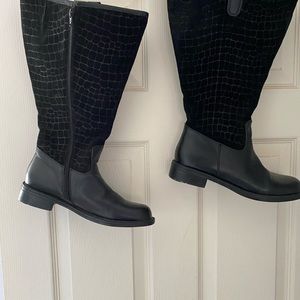 David Tate wide calve boots